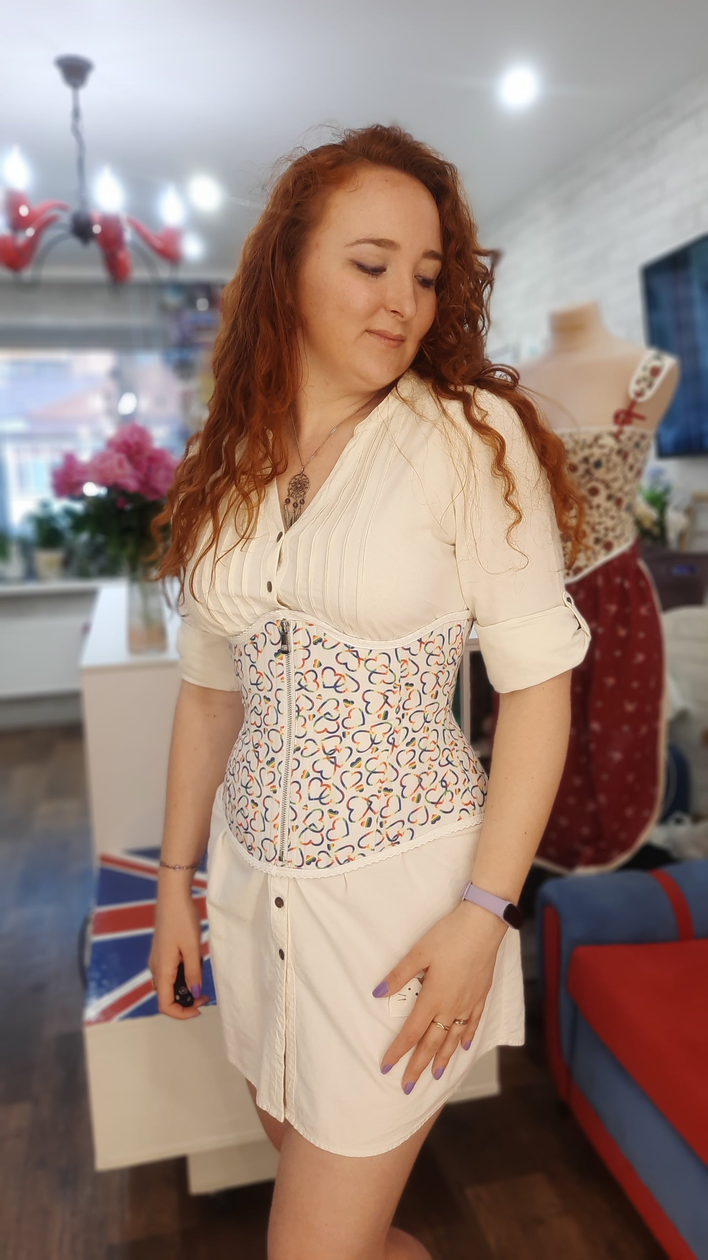 Underbust cotton corset