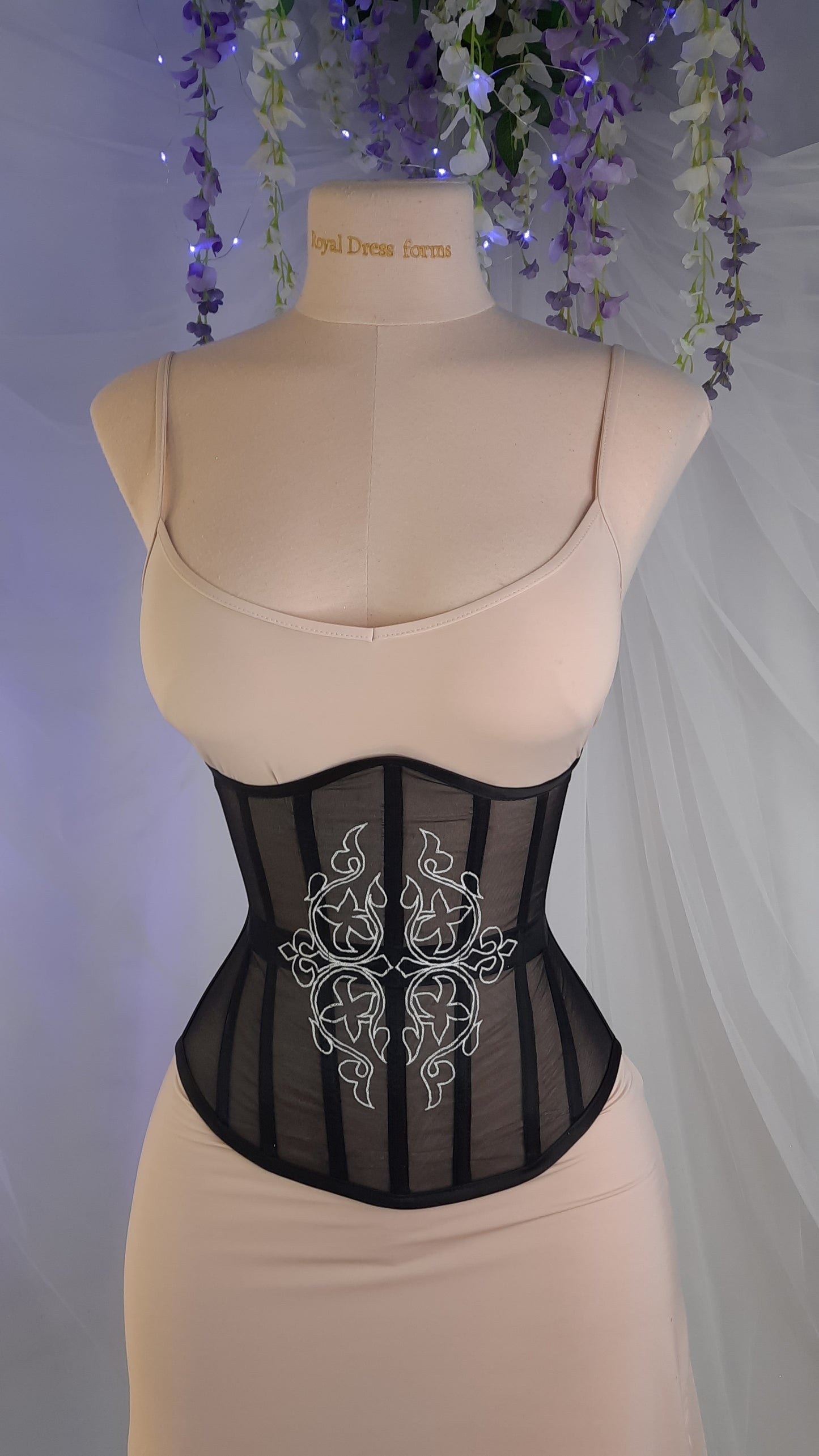 Underbust mesh corset