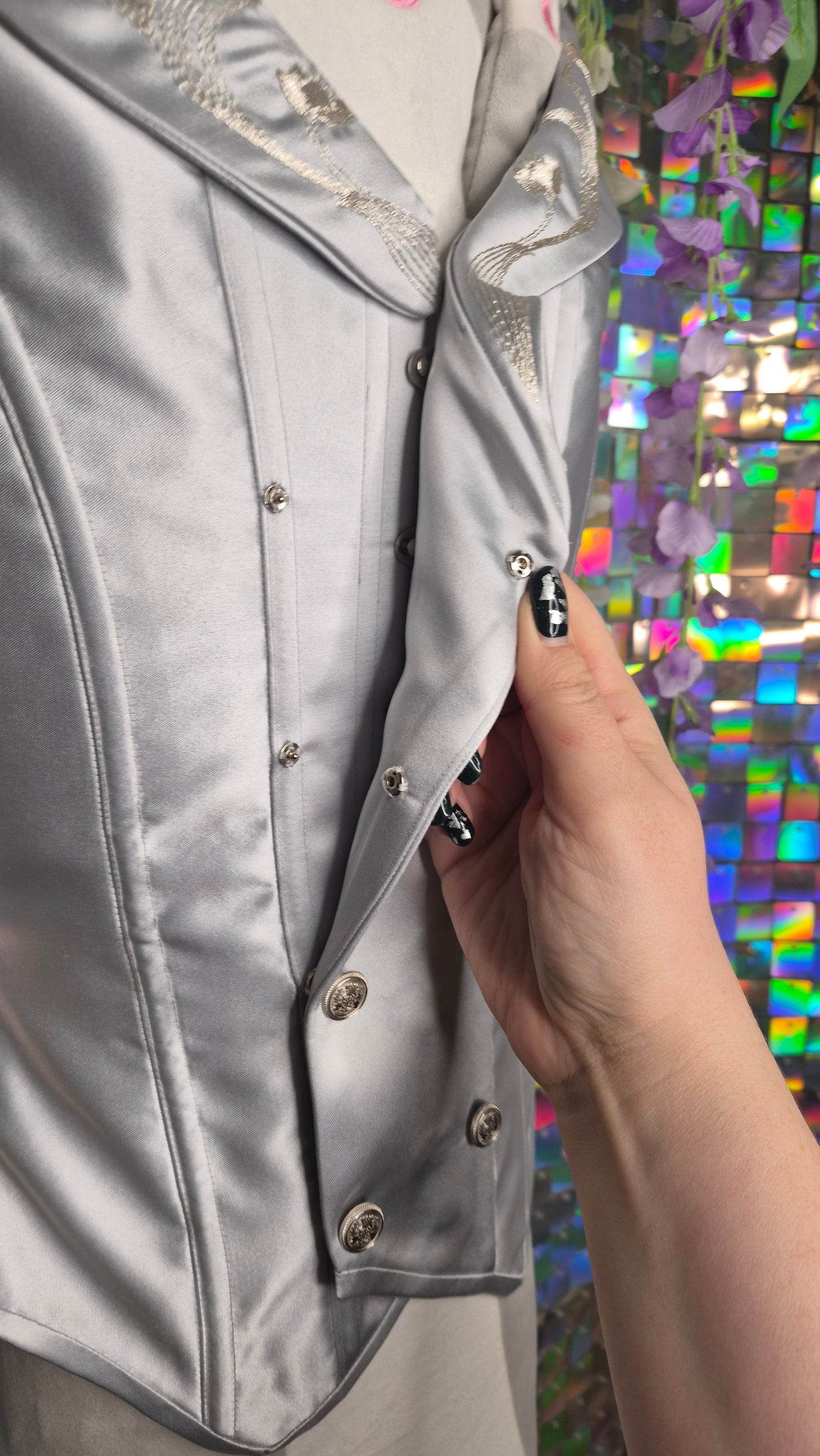 Flattening corset vest (masculine shape)