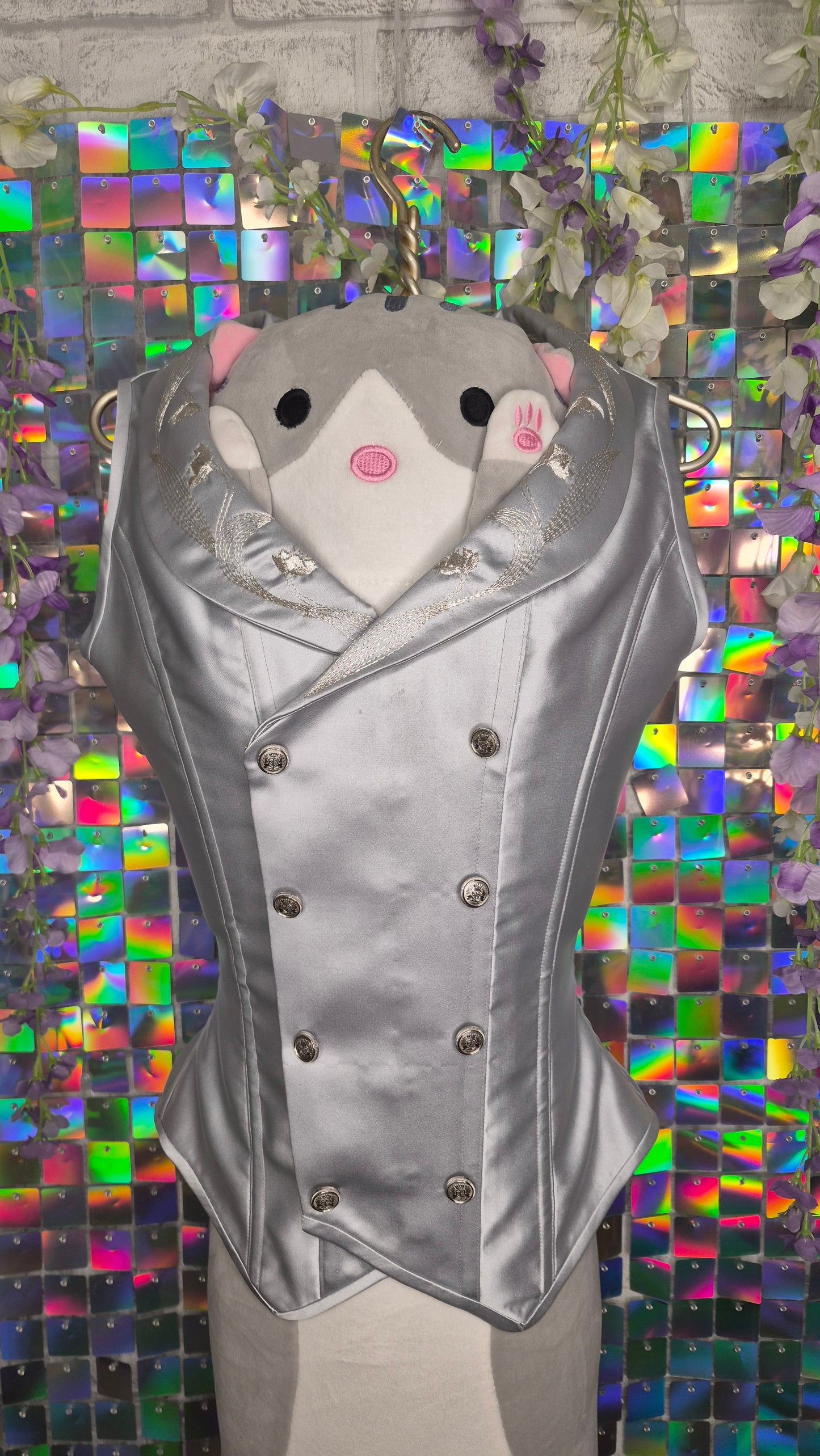 Flattening corset vest (masculine shape)