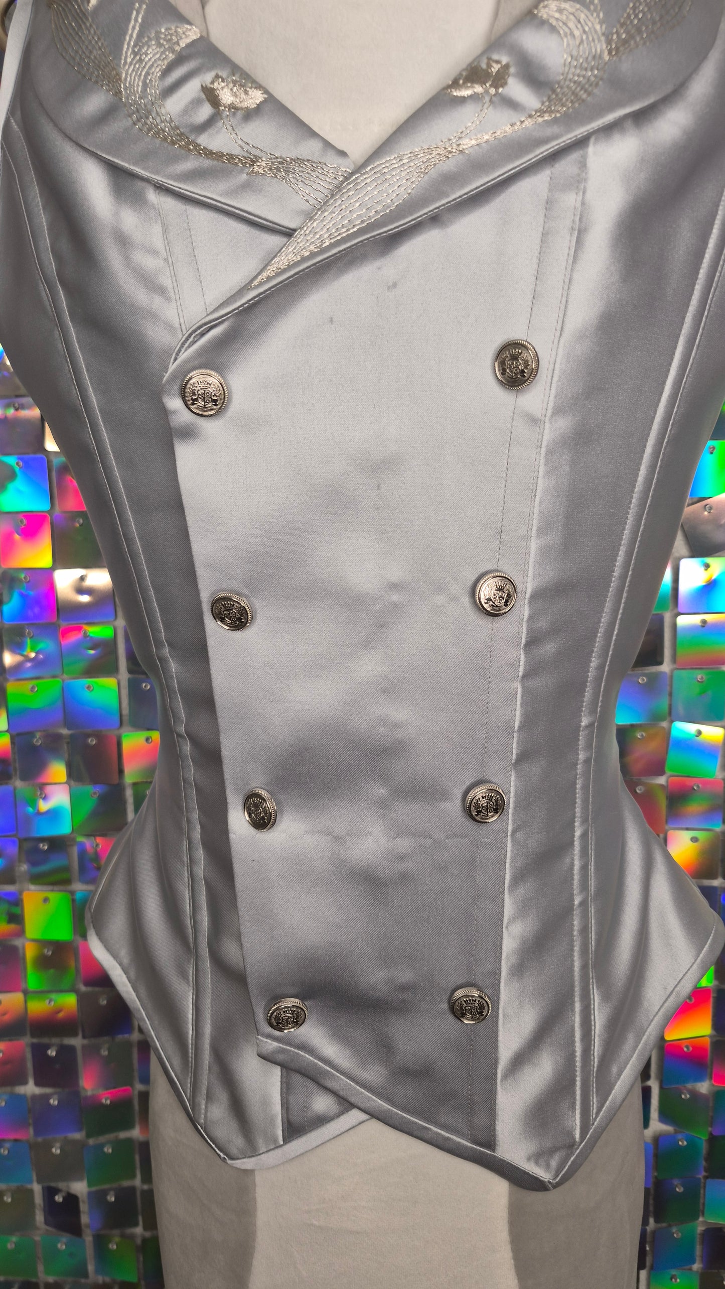 Flattening corset vest (masculine shape)